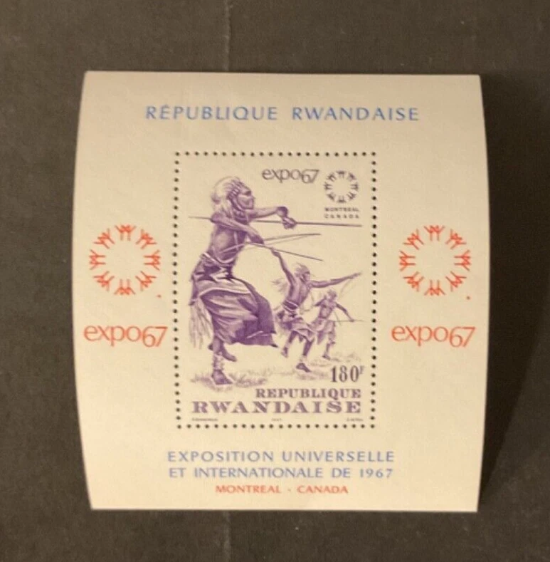 Ruanda Scott #210 nunca articulado - Imagem 1 de 1