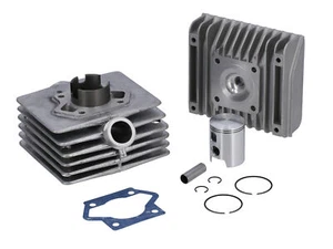 Set: Tuning Zylinder 60ccm, 2-Kanal Zylinder + LT-Kolben + Zylinderkopf - für Si - Bild 1 von 7