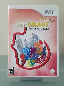 THINK SMART FAMILY: POWER UP YOUR BRAIN - Nintendo Wii - COMPLETO - Imagen 1 de 3