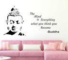 Wallstick &quot; Motivational Buddha Quotes &quot; wallstickers (Vinyl 115 cm x 60 cm)
