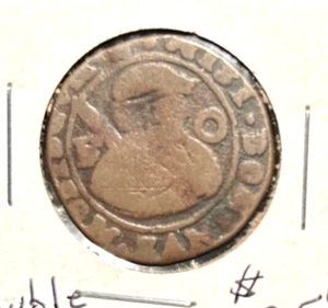 Friesland early 17th c. double duit - Picture 1 of 2