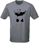 Banksy Panda Guns Graffiti Mens T-Shirt 10 Colours (S-3XL) by swagwear