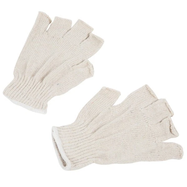 Guantes sin dedos medio dedo mezcla algodón lana guante de jardinería perfecto talla M/L Foto 1 de 1