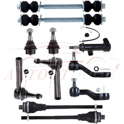 Fits 2001-2006 GMC Yukon XL 1500 11X Front Ball Joints Tie Rods Idler Arm Kit - Image 1 of 4