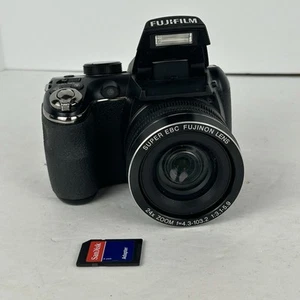 Fujifilm FinePix S4200 14.0MP Digital Camera Black - Memory Card Working - Picture 1 of 10