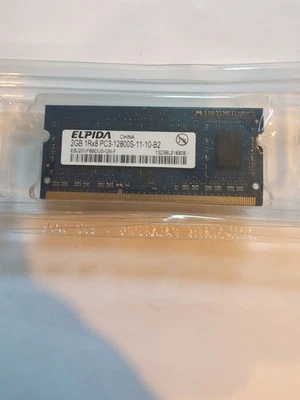 Apple Elpida 2GB SO-DIMM Memory RAM (1x2GB) PC3-12800S - Image 1 of 2