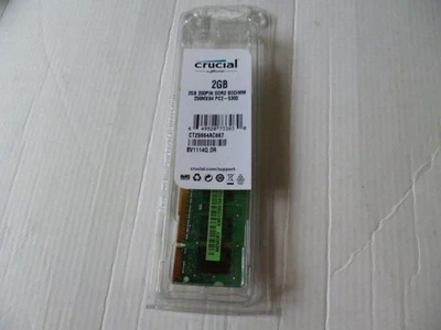 Crucial Pc components 2GB 200PIN DDR2 SODIMM - Image 1 of 4