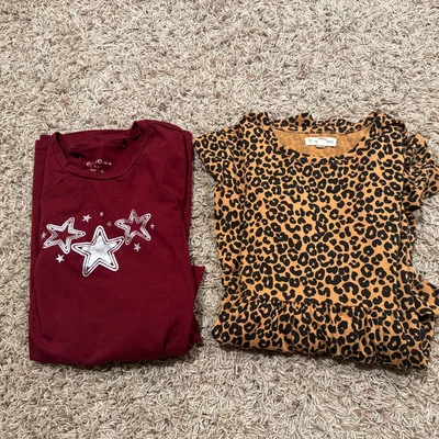 Lote de dos vestidos de manga larga para niñas talla 8 Tucker + Tate y BCBG para niñas” Foto 1 de 4