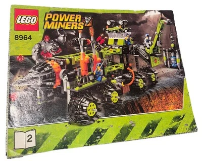 2009 Lego 8964 Power Miners Instruction Manual Book #2 Only - Image 1 of 2