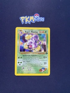 Pokemon TCG Koga's Weezing Gym Challenge 50/132 Regular LP. - Picture 1 of 3