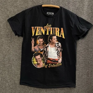 Ace Ventura Pet Detective Grafik schwarz T-Shirt Medium 383 - Bild 1 von 6