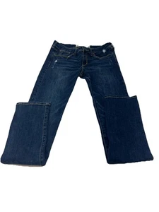 Abercrombie & Fitch Damen Distressed Skinny Jeans W26 L33 Größe 2R Dark Wash - Bild 1 von 15