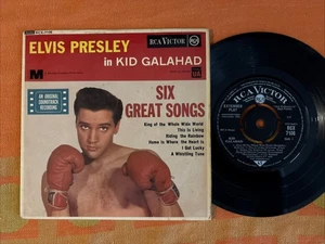 Elvis Presley Kid Galahad  EP Original UK 7”  Picture Sleeve Pic - Foto 1 di 2