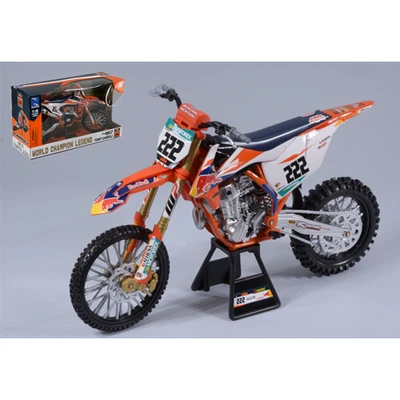 RED BULL KTM 450 SX-F N.222 TONY CAIROLI 1:6 New Ray Moto Modellino Nuovo - Immagine 1 di 3