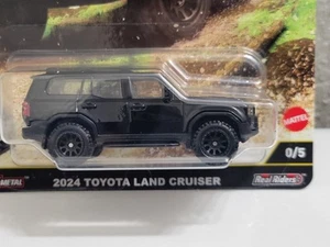 HOT WHEELS PREMIUM CAR CULTURE 2024 TOYOTA LAND CRUISER BLACK CHASE 0/5 NEW - Picture 1 of 4