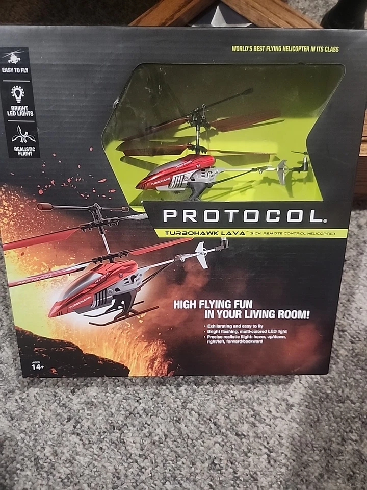 Protocol Turbohawk Lava 3 Channel Remote Control Helicopter - Image 1 of 1