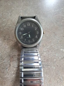 Men's Puritan Advance PUR54907W Quartz Watch Black Dial Stainless New Battery - Picture 1 of 4