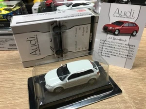 Kyosho - Audi MiniCar Collection 2 - A3 Sportback - White 1/64 - Mini Car - R23 - Picture 1 of 14