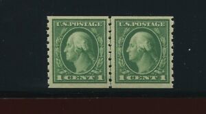 412 Washington Mint Coil Line Pair of 2 Stmaps NH with PSAG Cert (412-psag 1) 