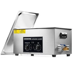 CREWORKS Pulitore ad Ultrasuoni con Riscaldatore e Timer, 480W 22L Ultraso Professionale - Foto 1 di 9