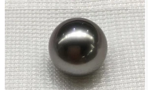 Charming 7mm natural south sea genuine Black round loose pearl  0707 - Picture 1 of 2