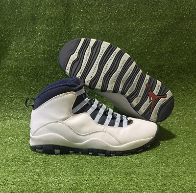 Air Jordan 10 retrô azul gelo 2005 masculino tamanho EUA 10 - Imagem 1 de 4