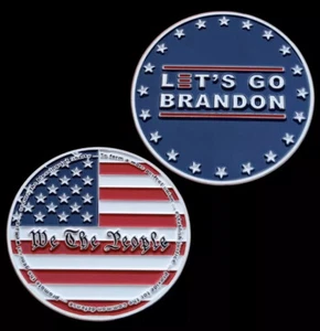 Challenge Coin Let’s Go Brandon Limited Edition We The People - Picture 1 of 3
