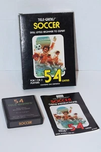 Telegiochi ULTRA RARI Calcio Atari 2600 Sears scatola completa CIB testato NTSC - Foto 1 di 11