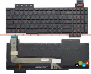 New ASUS FX63 FX63V FX503VM FX503VD ZX63VE FZ63V GL503VS US Keyboard Backlit - Picture 1 of 1
