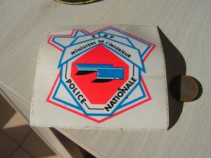 autocollant  ministere de l'interieur  police nationale       ( aut   ) - Picture 1 of 2