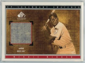 2002 Legendary Cuts MINNIE MINOSO HOF Chicago White Sox GAME WORN JERSEY PATCH - Picture 1 of 2