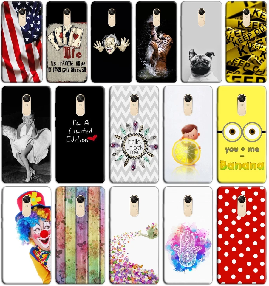 CUSTODIA COVER MORBIDA IN TPU SILICONE PER XIAOMI REDMI NOTE 4X FANTASIA P - Immagine 1 di 1