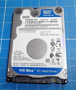 Western Digital WD5000LPCX 500GB 2.5" Hard Drive SATA TESTED! - Picture 1 of 2