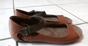 Natural Soul by Naturalizer Womens Leather MaryJane Shoes Strap 7 M - Picture 1 of 6