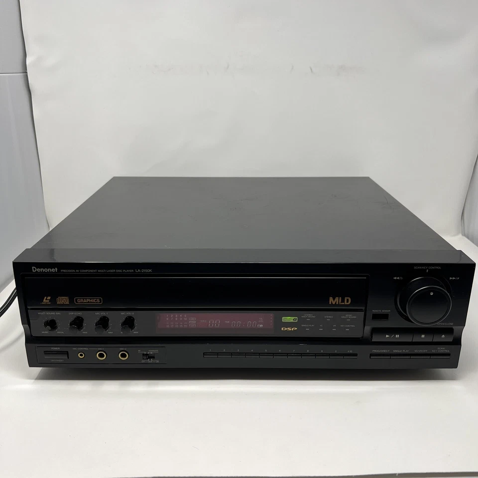 Vintage Denonet Multi Laser Disc Player LA-2150K, No Remote.  Sold As Is - Image 1 of 4