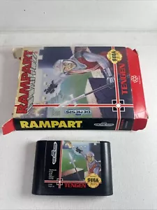 Rampart Sega Genesis Cart & Box Only - Picture 1 of 5