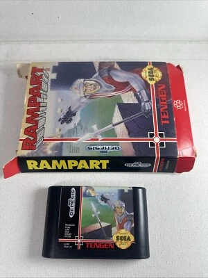 Rampart Sega Genesis только карта и коробка - Изображение 1 из 4