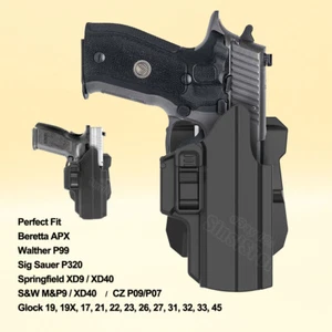 IPSC BRG9 PX 9 Holster Fit Springfield XD9 XD40 MOD.2 Sig P320 P226 Zigana PX-9 - Picture 1 of 7