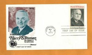 FDC-1706**U.S. 1973**8c Harry S. Truman FDC ***Scott #1499**Fleetwood Cachet - Picture 1 of 2