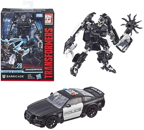 Transformers Studio Series ~ BARRICADE ACTION FIGURE #28 ~ Deluxe Class Cover