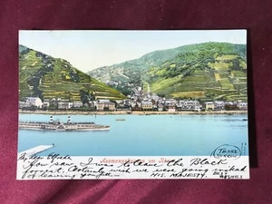 1904 ASSMANNSHAUSEN am Rhein-Litho-farbig-Stmpl: Cöln-WPV-AK-13 - Bild 1 von 2