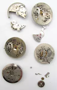 AS 1250 MOVEMENTS & WHEELS WATCH PARTS P&R PARTS OR REPAIR LOT #2 W59 - Picture 1 of 7