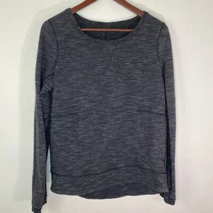 Lululemon Exhalation II Pullover Crew Neck Sweatshirt Women Size 8 - Picture 1 of 13