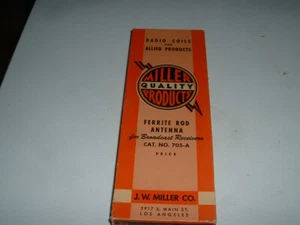 Miller Ferrite Rod Antenna, AM Broadcast, Ham Radio, Crystal Radio, High Q, NIB - Zdjęcie 1 z 9