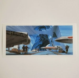 Ralph McQuarrie Postkarte Star Wars Das Imperium schlägt zurück Snowspeeder X-Wing - Bild 1 von 2