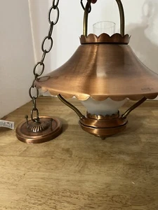 Lampada da soffitto a sospensione Lavery And Co. MCM rame uragano - Foto 1 di 15