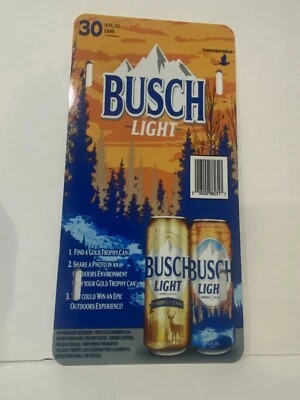 Busch Beer License plate Outdoors ￼Logo Anheuser Busch Budweiser Man Cave Tiki - Image 1 of 4