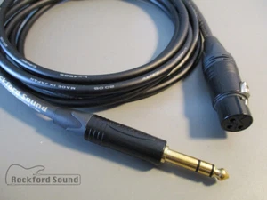 Canare L-4E6S Star Quad | 25 pies | dorado hembra XLR a TRS interconexión equilibrada - Imagen 1 de 4