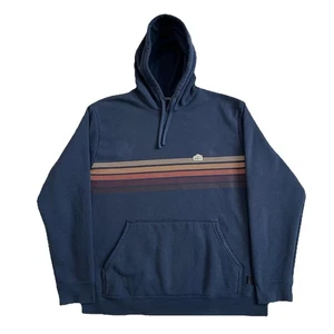 Patagonia Line Logo Ridge Stripe Uprisal Hoodie Men's XL Women’s XXL Blue - Picture 1 of 13