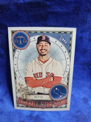 2019 Topps Allen & Ginter - Baseball Star Signs Mookie Betts #BSS-4 - Image 1 of 2